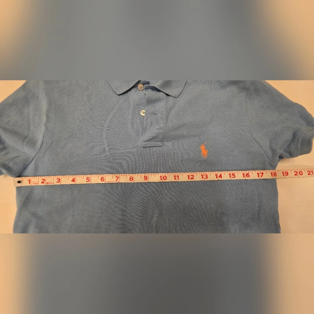 Ralph Lauren Women's Light Blue Classic Fit Polo ~ Size Medium - Picture 8 of 9